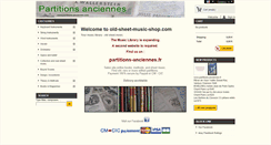 Desktop Screenshot of partitions-anciennes.com